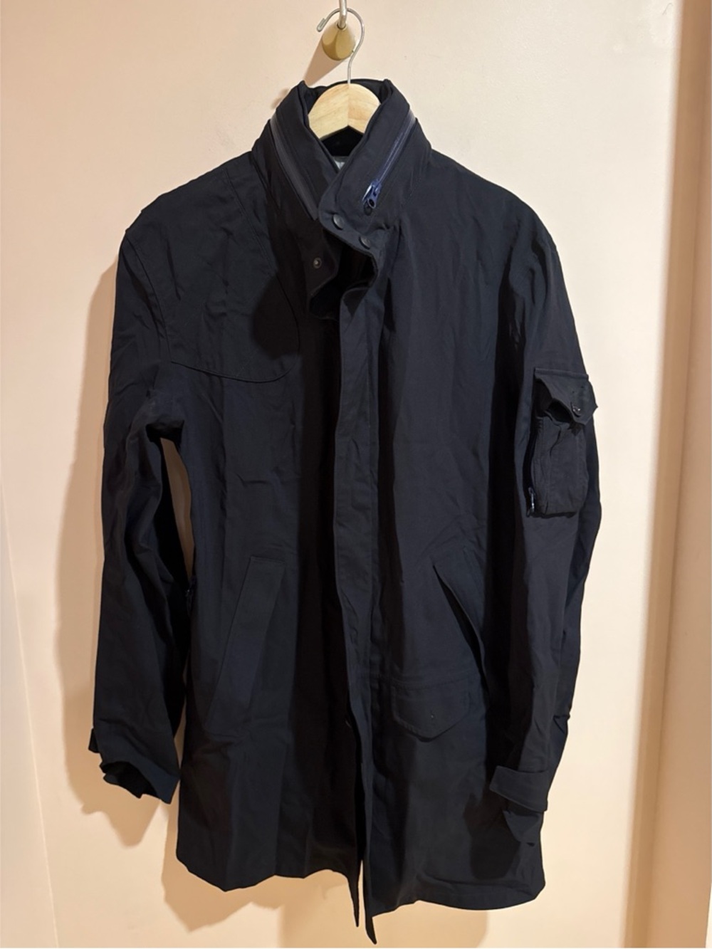 Adidas x Y-3 x Yohji Yamamoto Black Long Casual Coat